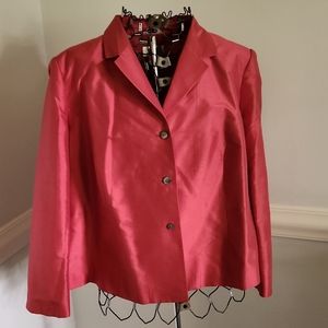 Talbots silk jacket